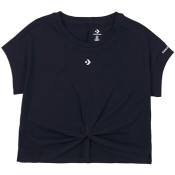 Textil Mulher T-Shirt mangas curtas Converse 10024546A01 Azul marinho