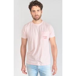 Textil Homem T-shirts e Pólos Le Temps des Cerises T-shirt BREZOL Rosa