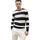 Textil Homem camisolas Ecoalf Malha Nogalalf - Off White Blue Stripes Azul