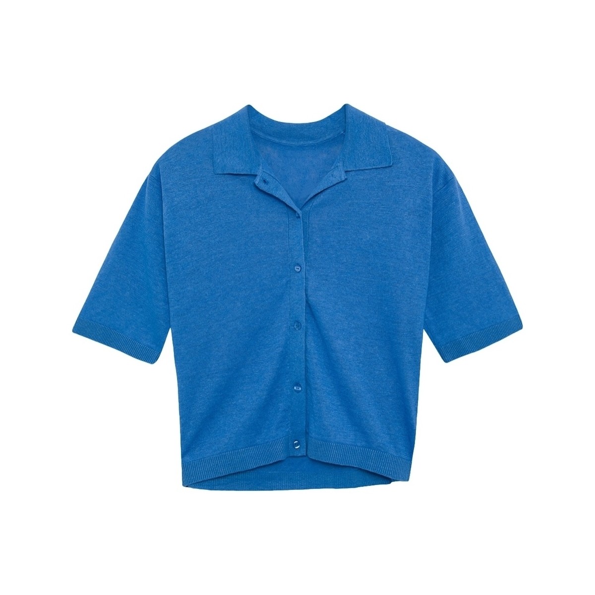 Textil Mulher Comprimento das calças de ganga Camisa Juniperalf - French Blue Azul