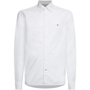 Textil Homem Camisas mangas comprida Tommy Hilfiger MW0MW25037 Branco