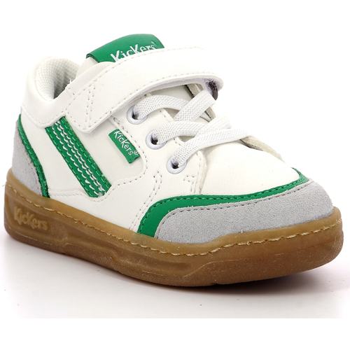 Sapatos Rapaz Sapatilhas Kickers Kouic Verde