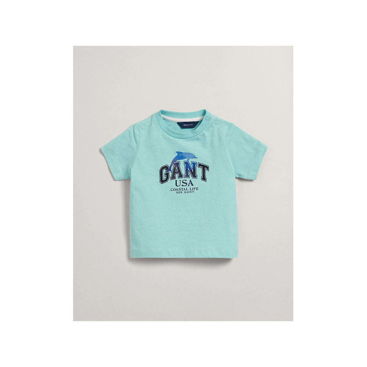 Textil Rapaz T-shirts e Pólos Gant Kids 505175-371-3-12 Azul