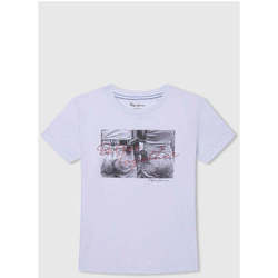 Textil Rapariga T-shirts e Pólos Pepe jeans PG502946-800-1-23 Branco