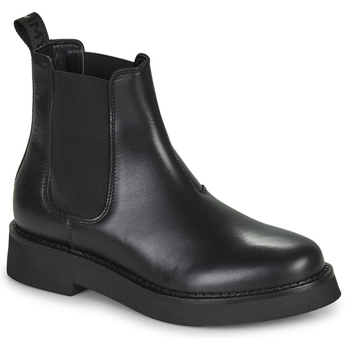 Sapatos Mulher Botas baixas Trappers Tommy Jeans TJW CHELSEA FLAT BOOT Preto