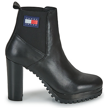 Tommy Jeans Essentials High Heel Boot Preto