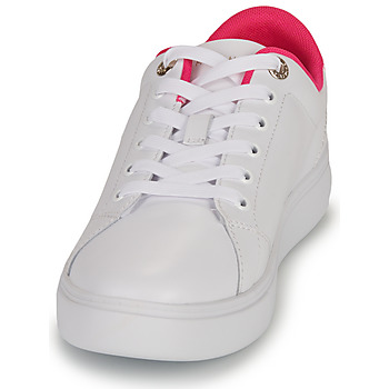 Tommy Hilfiger ELEVATED ESSENTIAL COURT SNEAKER Branco / Rosa