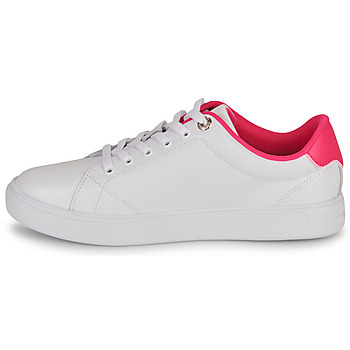 Tommy Hilfiger ELEVATED ESSENTIAL COURT SNEAKER Branco / Rosa