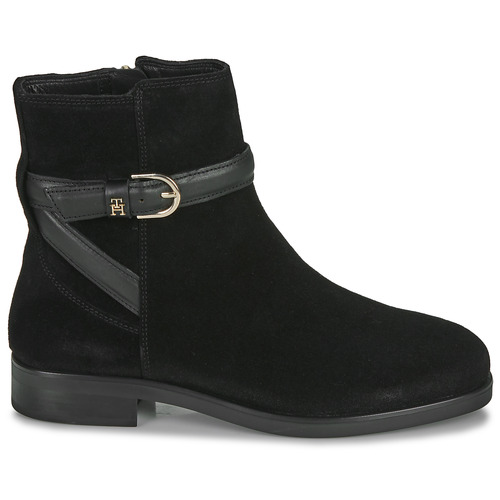 Tommy Hilfiger ELEVATED ESSENTIAL BOOT SUEDE Preto