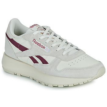 Sapatos Mulher Sapatilhas Reebok camping Classic CLASSIC LEATHER SP Bege / Bordô
