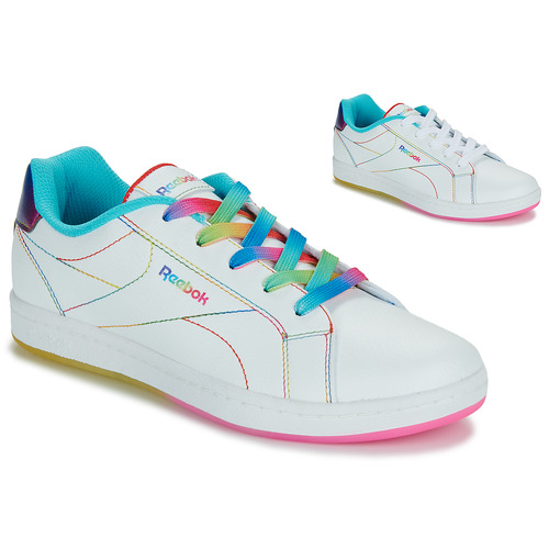 Sapatos Rapariga Sapatilhas Reebok-mallin Reebok Classic RBK ROYAL COMPLETE CLN 2.0 Branco / Multicolor