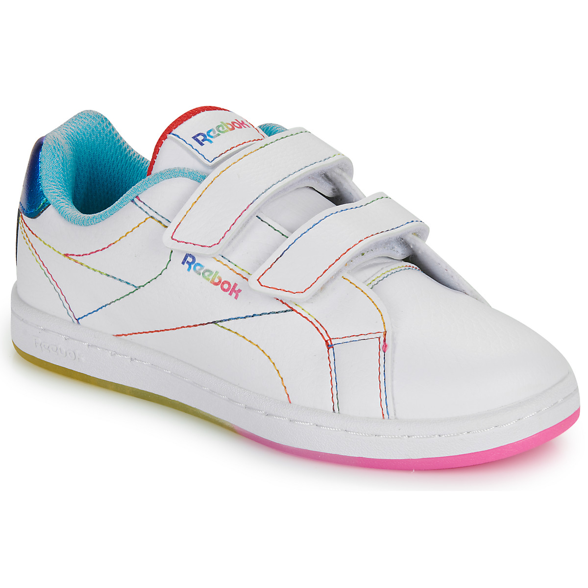 Sapatos Rapariga Sapatilhas Reebok Classic RBK ROYAL COMPLETE CLN ALT 2.0 Branco / Multicolor