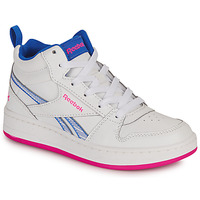 Sapatos Rapariga Sapatilhas Reebok Video Classic Reebok Video ROYAL PRIME MID 2.0 Branco / Azul / Rosa