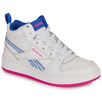 Sapatos Rapariga Sapatilhas Court Reebok Classic Court Reebok ROYAL PRIME MID 2.0 Branco / Azul / Rosa