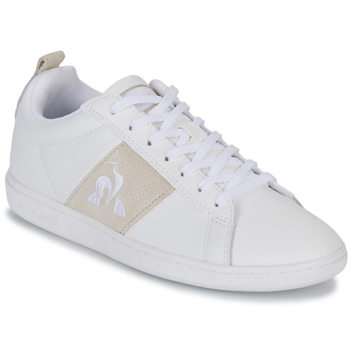 Sapatos Mulher Sapatilhas Lcs T1000 Mountain COURTCLASSIC W PREMIUM Branco / Bege