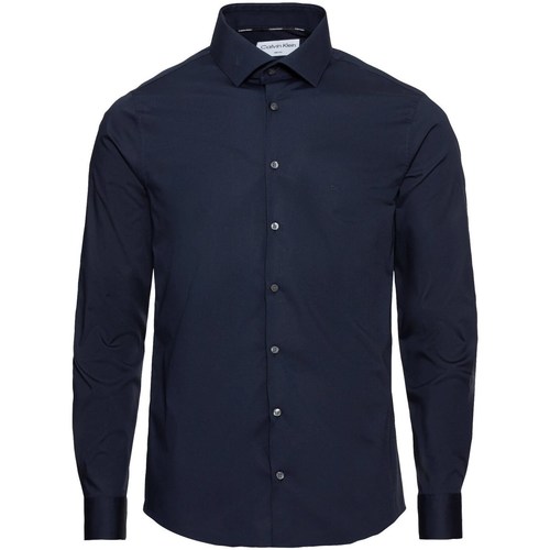 Textil Homem Camisas mangas comprida Calvin Klein strapless JEANS K10K108229 Azul
