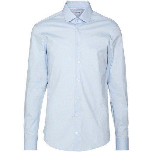Textil Homem Camisas mangas comprida Calvin Klein JEANS Giodana K10K108229 Azul