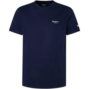 Textil Rapaz T-shirts e Pólos Pepe JEANS Indigo  Azul