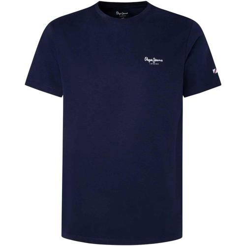 Textil Rapaz T-shirts e Pólos Pepe JEANS Duni  Azul
