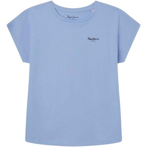 Textil Rapariga T-shirts e Pólos Pepe rhyse JEANS  Azul