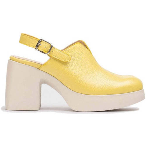 Sapatos Mulher Chinelos Wonders H-4931 Amarelo