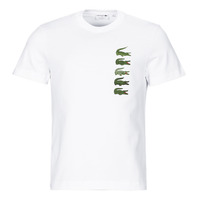Textil Homem T-Shirt mangas curtas Lacoste digging TH3563-001 Branco