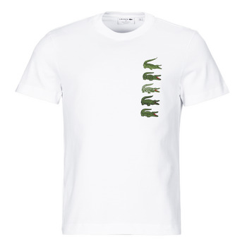 Textil Homem T-Shirt mangas curtas Lacoste TH3563-001 Branco