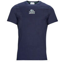 Textil Homem Lacoste short-sleeve slim-fit polo shirt Lacoste TH1147 Marinho