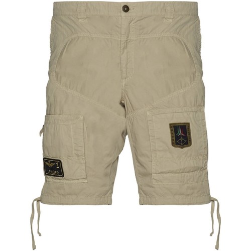 Textil Homem Shorts / Bermudas Aeronautica Militare 231BE041CT1122 Bege