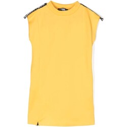 Textil Rapariga Vestidos compridos Karl Lagerfeld Kids Z12238 Amarelo