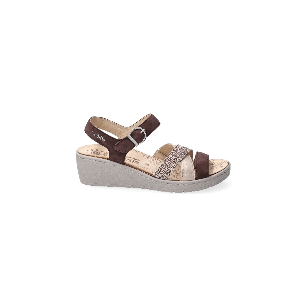 Sapatos Mulher Sapatilhas de ténis Mobils PIETRA Castanho