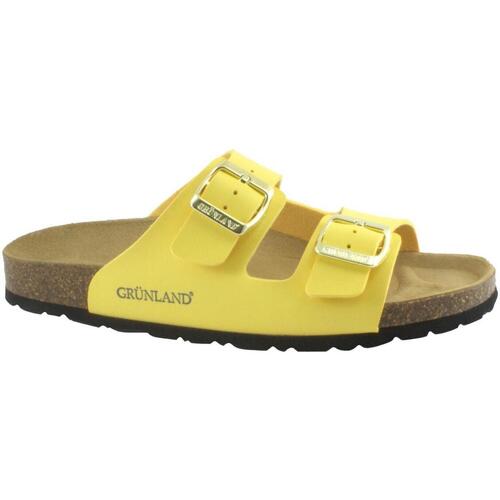 Sapatos Mulher Chinelos Grunland GRU-ZAL-CB4018-GI Amarelo