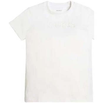 Textil Rapaz T-shirts e Pólos Guess L2YI59-SCFY-1-19 Branco