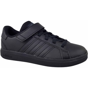 Sapatos Criança Sapatilhas Negras adidas Originals Grand Court 20 EL Cinza