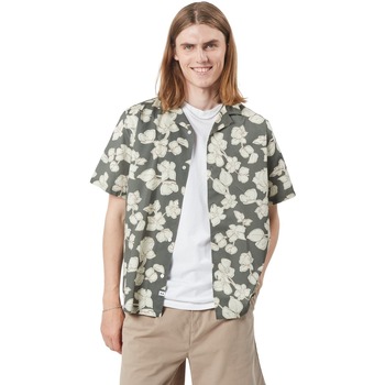 Textil Homem Camisas mangas comprida Minimum Chemise  Jole 9799 Verde