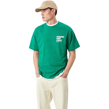 Textil Homem T-Shirt mangas curtas Minimum T-shirt  Zaden 9566 Verde