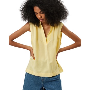 Textil Mulher T-Shirt mangas curtas Minimum T-shirt sans manches femme  Bolino 9625 Amarelo