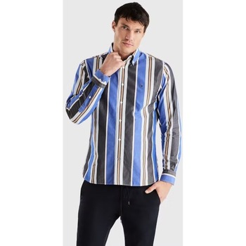 Textil Homem Camisas mangas comprida Tommy Hilfiger MW0MW29110 Azul