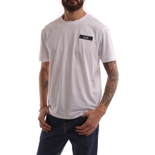 Textil Homem T-Shirt mangas curtas Emporio Armani EA7 3RPT29 Branco