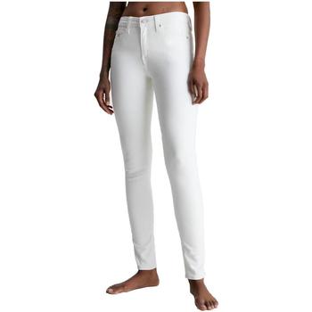 Textil Mulher Calças Calvin asymmetric Klein Jeans  Branco