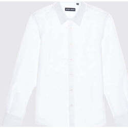 Textil Rapaz Camisas mangas comprida Antony Morato MKSL00273-FA440047-1000-1-19 Branco