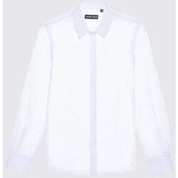 Textil Rapaz Camisas mangas comprida Antony Morato MKSL00274-FA450010-1000-1-19 Branco
