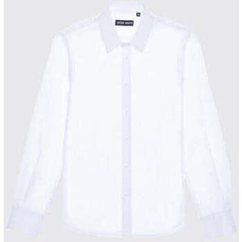 Textil Rapaz Camisas mangas comprida Antony Morato MKSL00274-FA450010-1000-1-19 Branco