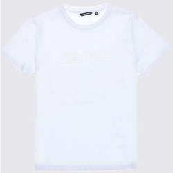 Textil Rapaz T-shirts e Pólos Antony Morato MKKS00605-FA100144-1000-1-19 Branco