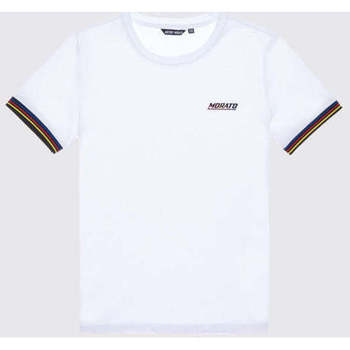 Textil Rapaz T-shirts e Pólos Antony Morato MKKS00608-FA100144-1000-1-19 Branco