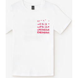 Textil Homem T-shirts e Pólos Le Temps des Cerises T-shirt SAROS Branco