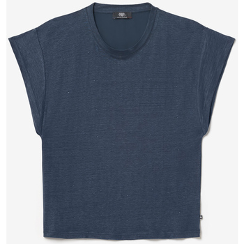 Textil Mulher T-shirts e Pólos Le Temps des Cerises T-shirt OVERS Azul