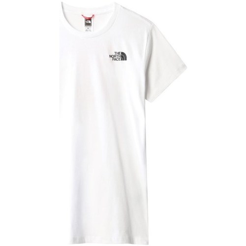 Textil Mulher T-Shirt mangas curtas The North Face Red Box Tee Branco