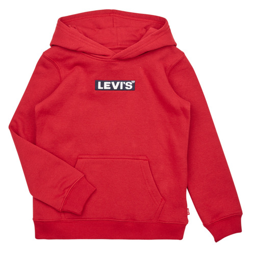 Textil Rapaz Sweats Levi's LVN BOXTAB PULLOVER HOODIE Vermelho