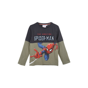 Textil Rapaz T-shirt mangas compridas TEAM HEROES  T SHIRT SPIDERMAN Cinza